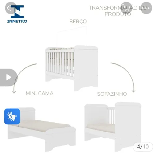 Berço 3 em 1