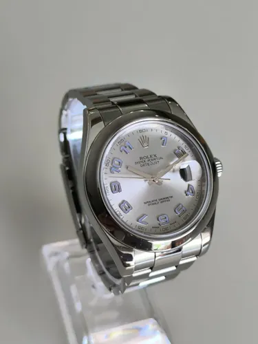 Relógio Rolex Datejust II, referência 116300, original, em aço, 41mm .