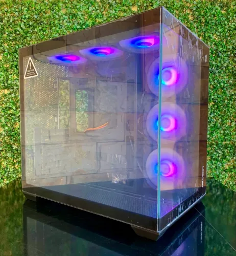 GABINETE AQUÁRIO GAMER + 6 FANS ARGB (LOJA)