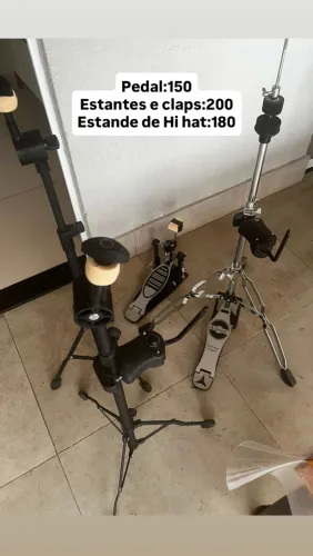 Pedal de bumbo DP2000 p Sonata, pratos e peças.