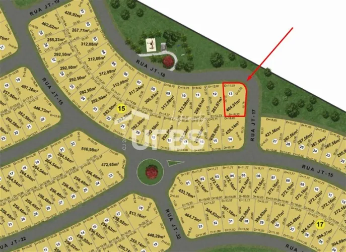 Ágio Terreno de esquina, 404m², no Jardins Turim à venda