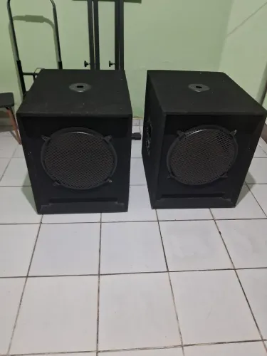 2 Caixas P/ Sub de 15"( caixas seca)