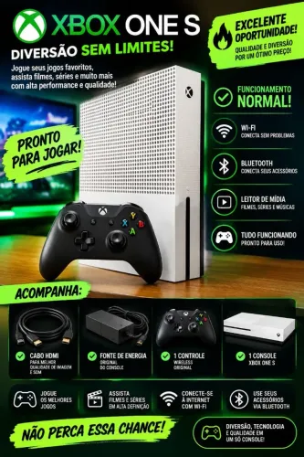 Xbox one S branco