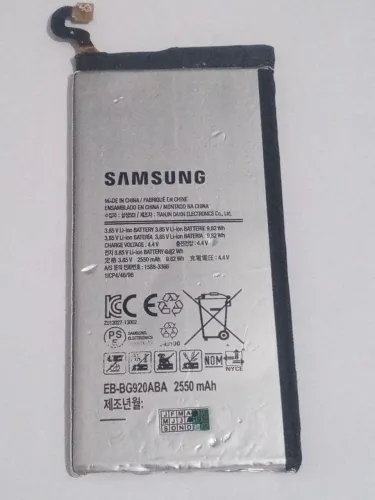 Bateria G920 para celular Samsung Galaxy S6 original 