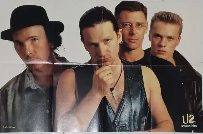 Pôster Grupo U2 - Importado UK (Revista Smash Hits) - 80 x 52 cm