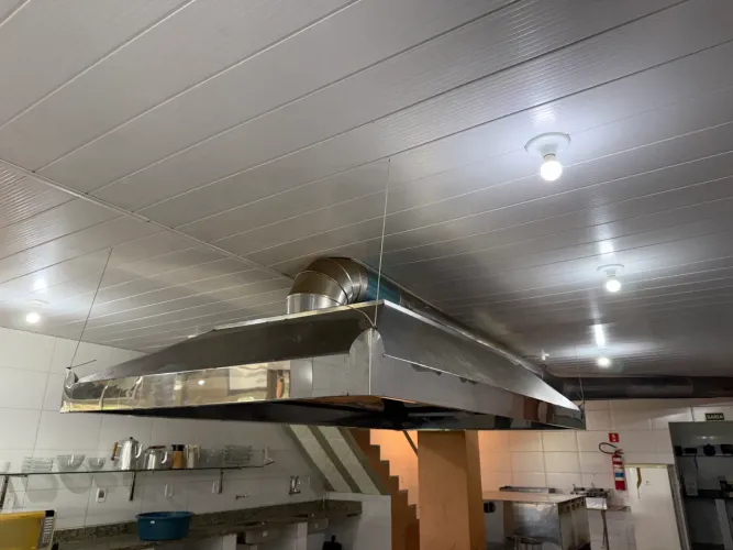 Coifa industrial grande porte