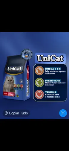 Ração para gato UNICAT