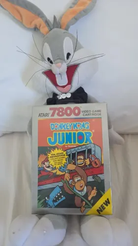 Cartucho jogo atari 7800 original donkey kong Júnior nib lacrado!!!