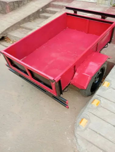 Vende se essa carrocinha para carro e moto nova ótima para trabalhar 