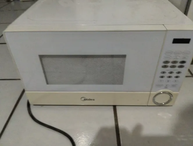 Microondas funcionando perfeitamente