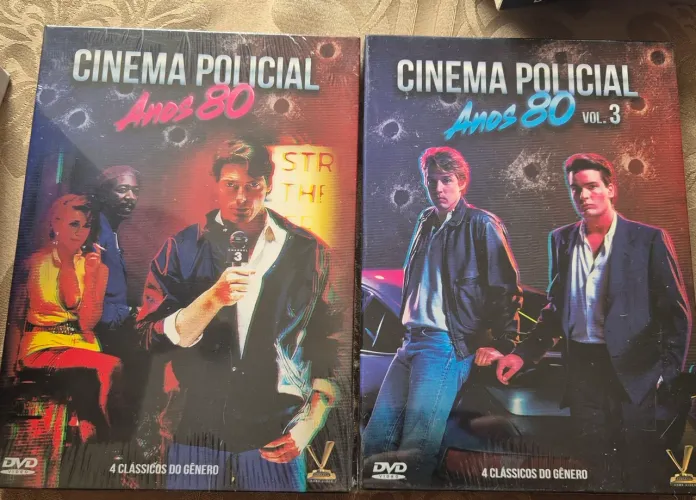Dvds Box Lacrados Versátil Cinema Policial Anos 80 Volumes 1 e 3