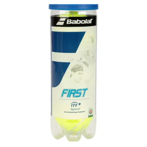 Tubo c/ 3 bolas de tênis Babolat First 2 Original
