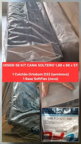 Cama Solteiro Completa