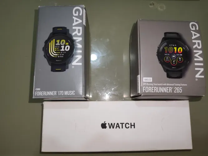 RELÓGIO GARMIN e APPLE WATCH