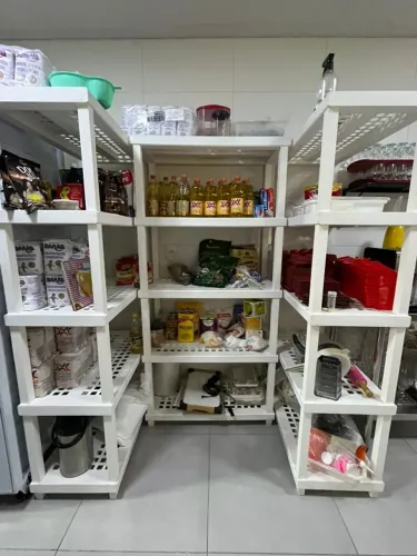 Conjunto com 3 Estante Reforçada 5 Prateleiras 250kg Camara Fria - 15 Graus