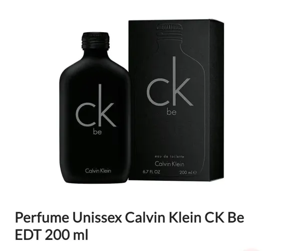 Perfume Unissex Calvin Klein CK Be