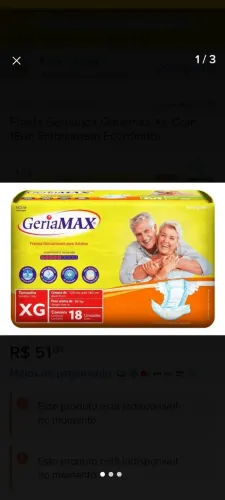 Fralda geriatrica xg