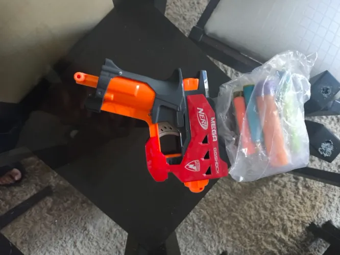 Nerf Mega e Saco de dardos