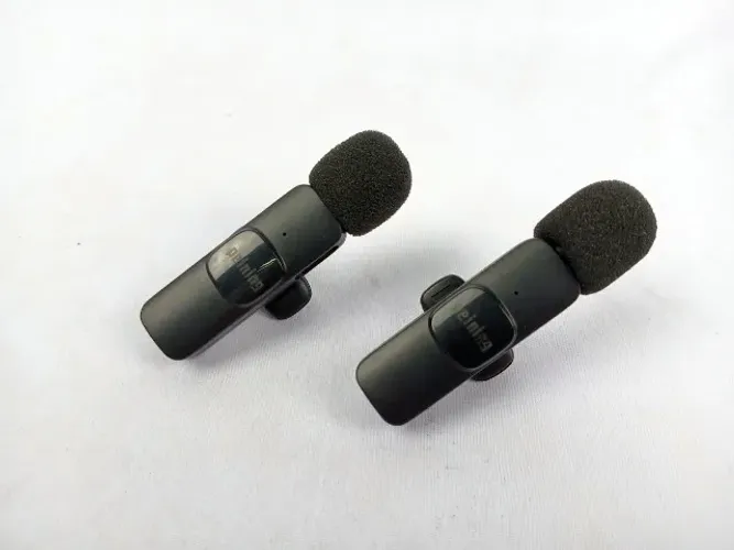 Microfone de lapela sem fio para Iphone