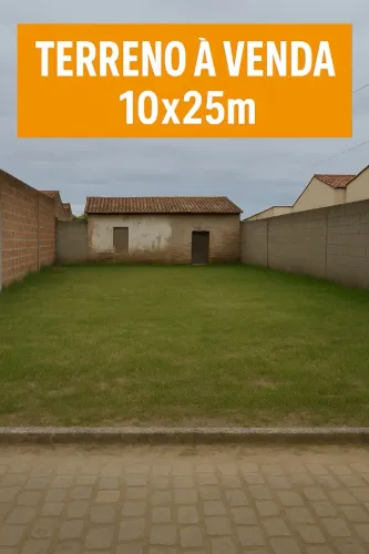 Terreno 10x25m no Santo Antônio dos Prazeres
