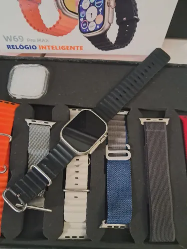 (PRA VENDER LOGO) SMARTWATCH com 7 pulseiras 