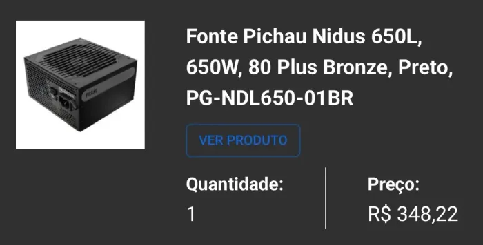 Gabinete Water cooler fonte e fans