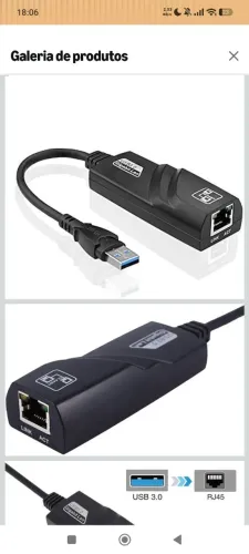 Adaptador USB para internet