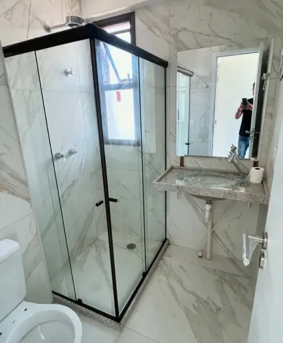 BOX PARA BANHEIRO PRATELEIRA GRÁTIS 