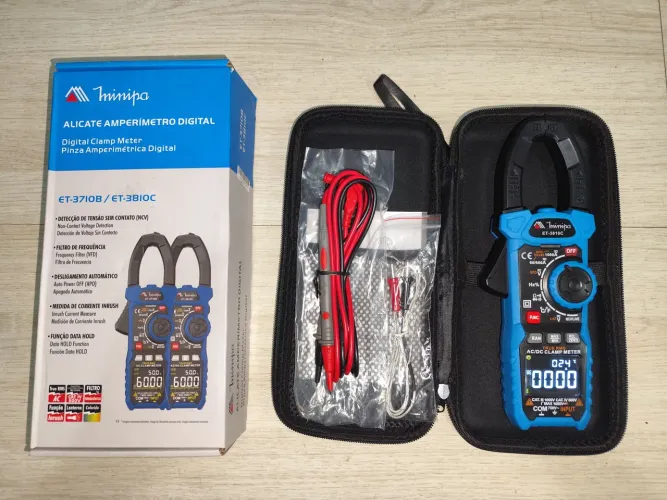 Alicate amperímetro Minipa ET-3810 C