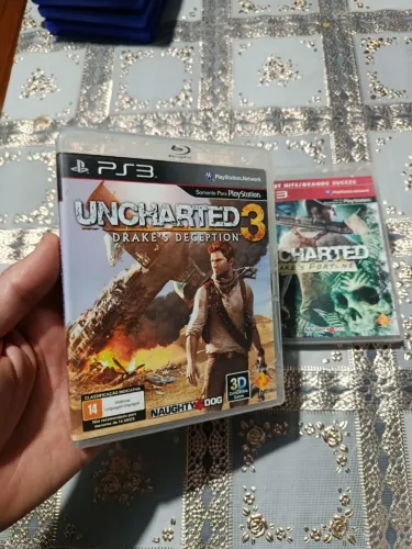 2 Jogos ps3 Uncharted Mídia física