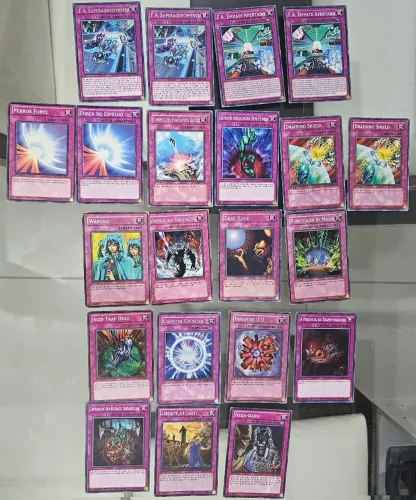 Deck Yu-Gi-Oh! Completo F.A. (Formula Athlete) + Cartas Suporte Magia/Armadilha