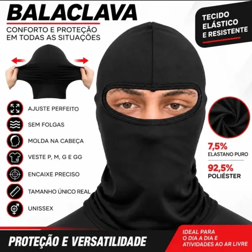 MÁSCARA BALACLAVA UV+ (MOTO / UTV / QUADRICICLO)