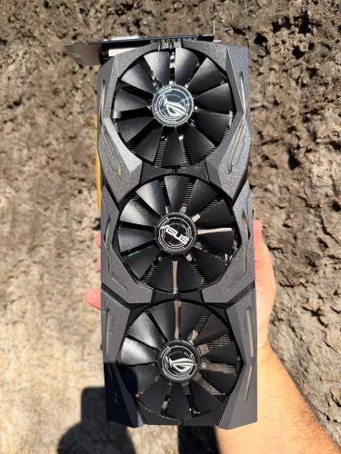 PLACA DE VÍDEO ASUS RX 580 8GB ROG STRIX 