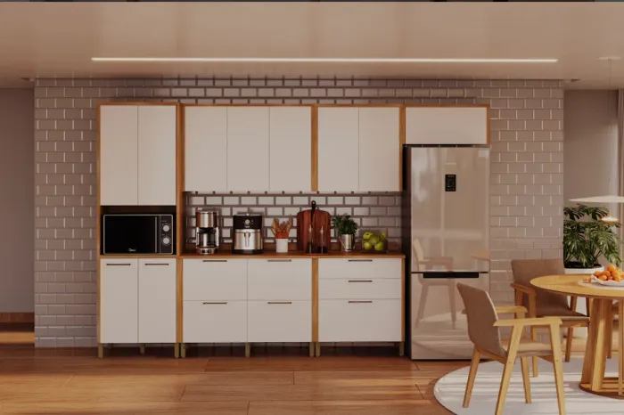 Cozinha Planejada Completa com Estrutura em MDF