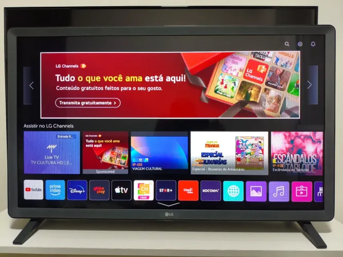 Smart TV LG 32" Wi-Fi ThinQ AI (Perfeito Estado + Controle Original)