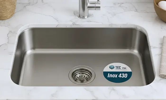 2 (duas) Cubas Pia Cozinha Inox 430, novas, 47x30x14 com Válvula, por apenas 150 reais