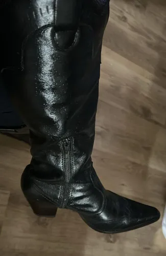 BOTA COUNTRY FEMININA BICO FINO, PRETA
