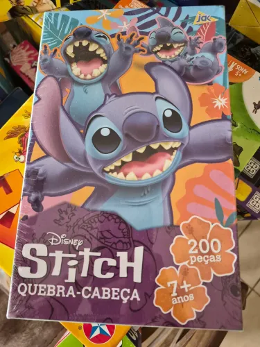 Quebra cabeça Disney stitch 200 pecas novo