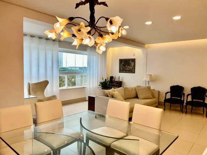 Apartamento mobiliado de 113 m² com 3 quartopara locação no Vila da Serra,