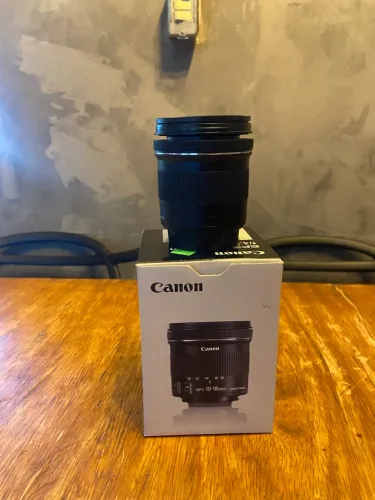 Lente Canon 10-18 c/ filtro UV