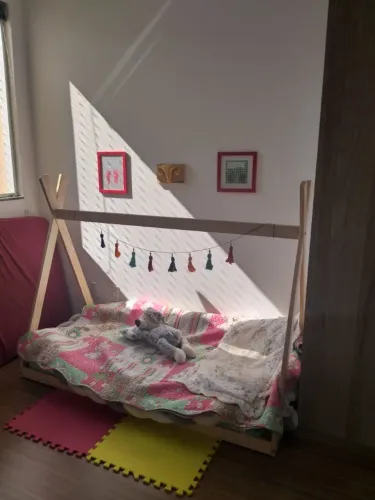 Cama Montessoriana Infantil Formato Cabana