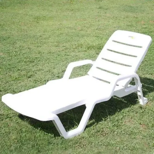 Espreguiçadeira de plástico cadeira de piscina