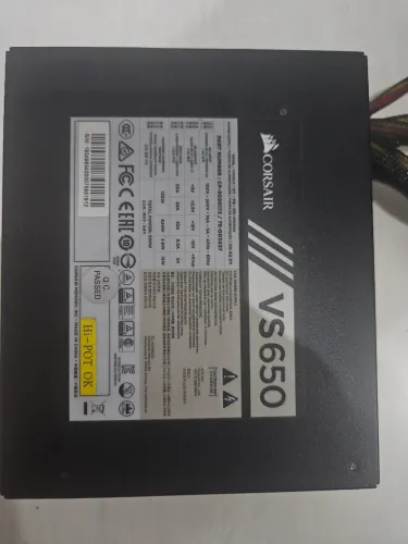 Fonte corsair vs 650