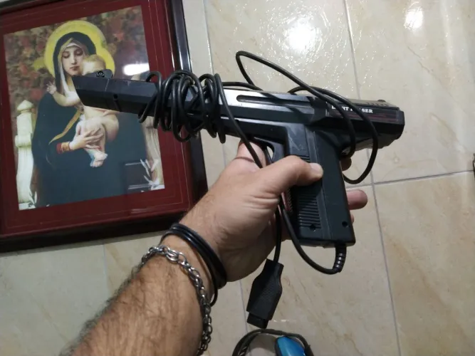 Pistola master system lightphaser controle revolver
