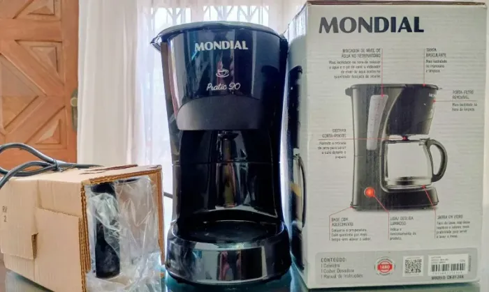 Cafeteira Elétrica Mondial Pratic 20 Nova na Caixa - 20 Xícaras