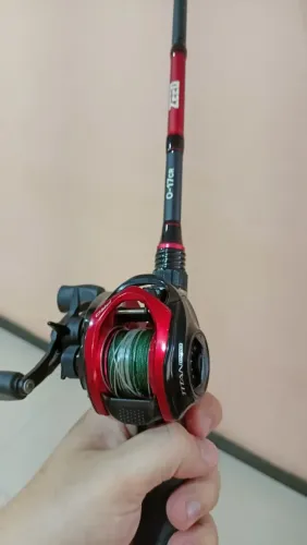 Conjunto de pesca Carretilha!
