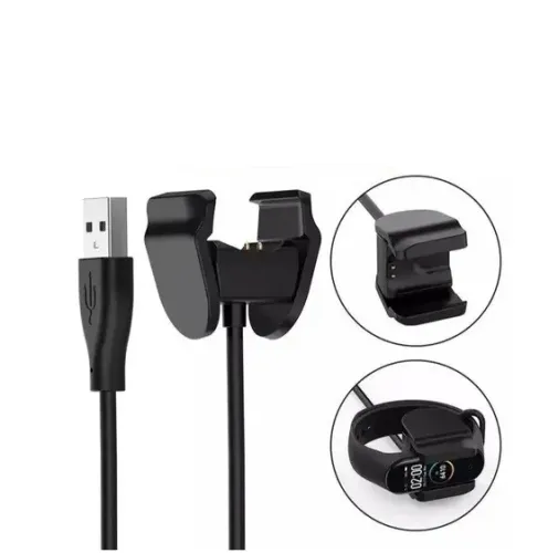 Cabo carregador usb para xiaomi mi band 4 e 5