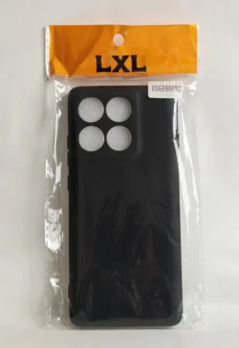 Capa protetora para Motorola Edge 60 Pro - preta - nova