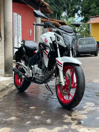 Ponteira esportiva cb 250f 2015 até 2022 escapamento moto