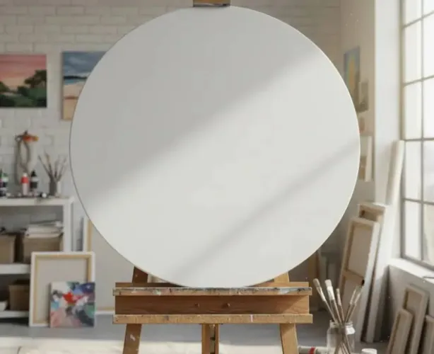 Tela para pintura redonda 
